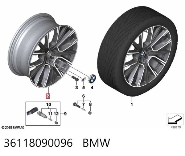 Диски колесные 36118090096 BMW