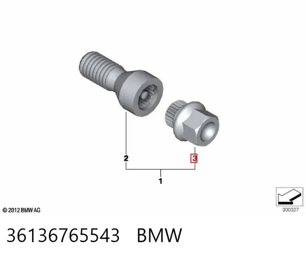  36136765543 BMW