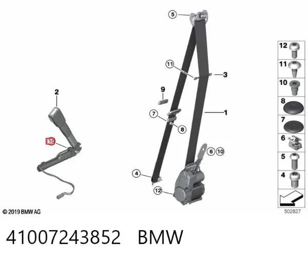  41007243852 BMW