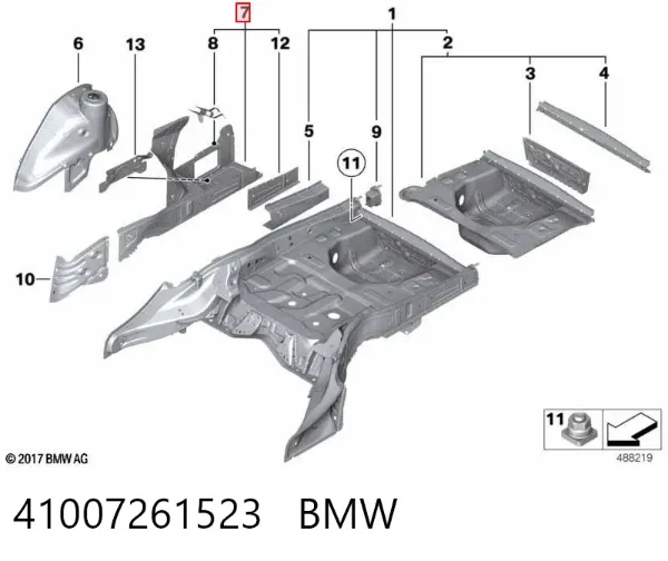  41007261523 BMW