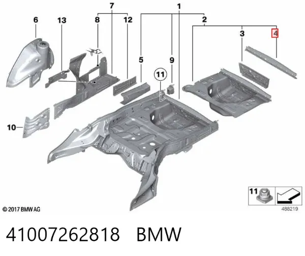  41007262818 BMW
