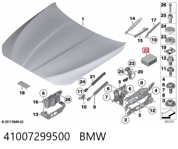  41007299500 BMW