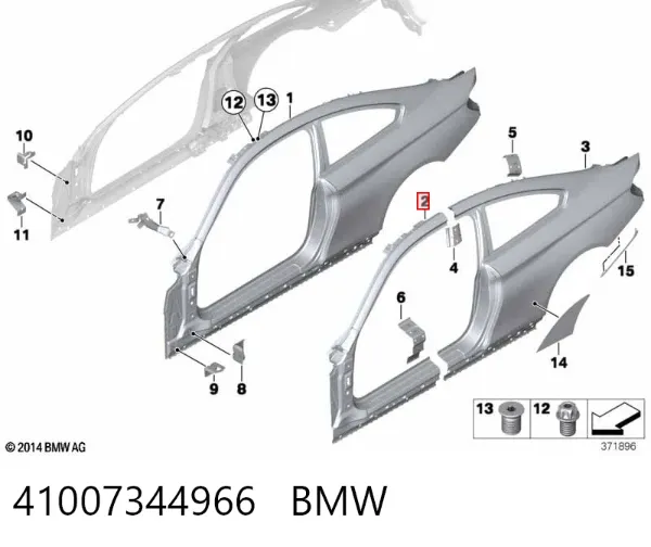  41007344966 BMW