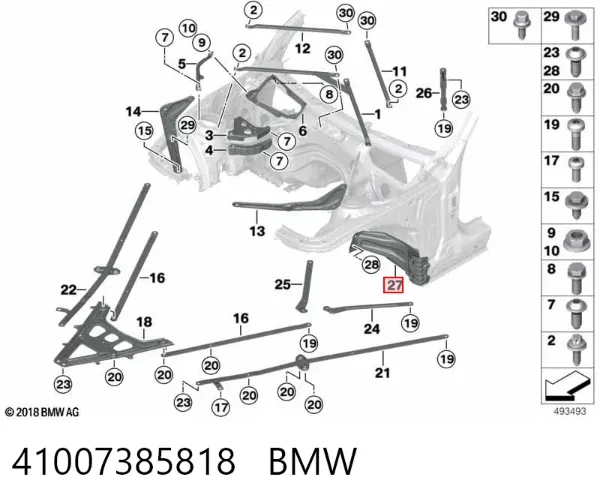  41007385818 BMW