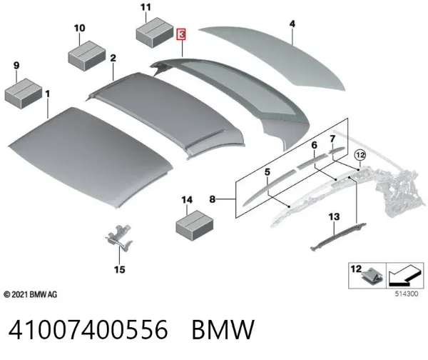  41007400556 BMW
