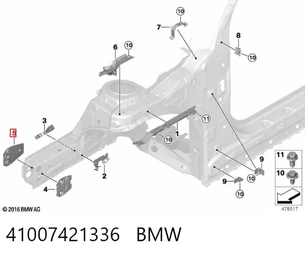  41007421336 BMW
