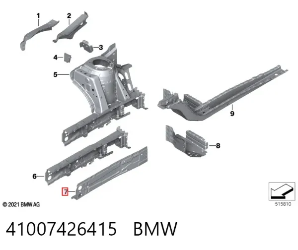  41007426415 BMW