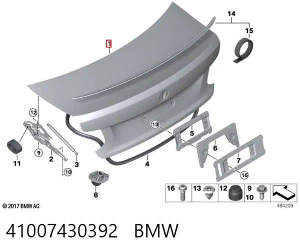  41007430392 BMW