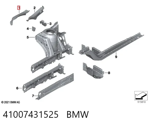  41007431525 BMW
