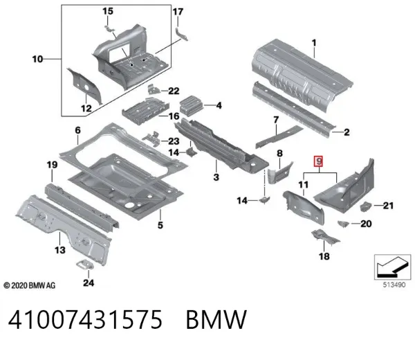  41007431575 BMW