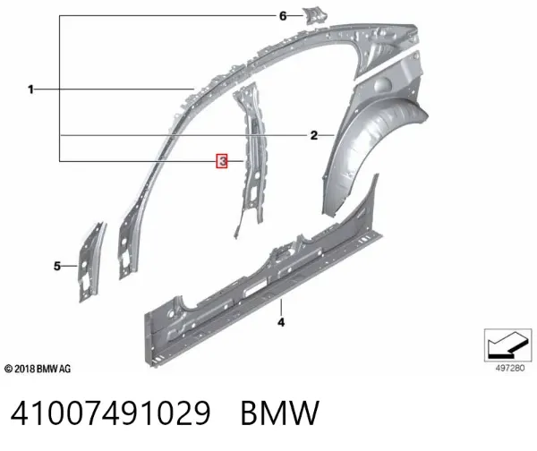  41007491029 BMW