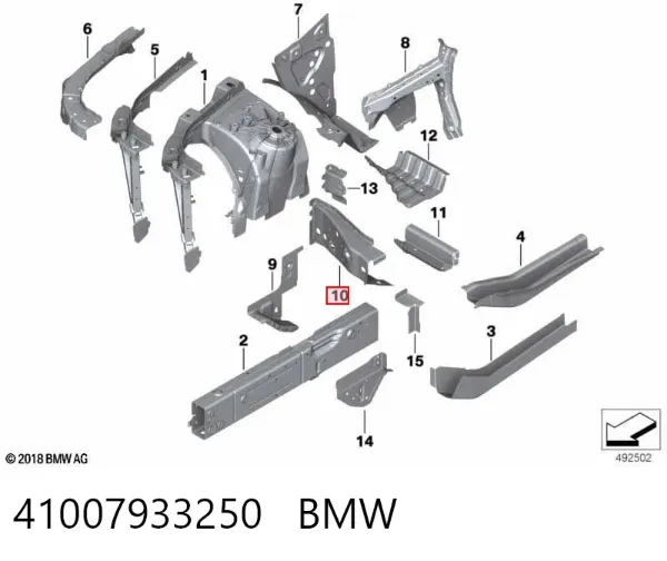  41007933250 BMW