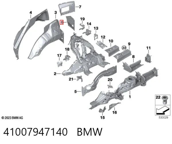  41007947140 BMW