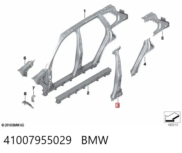  41007955029 BMW