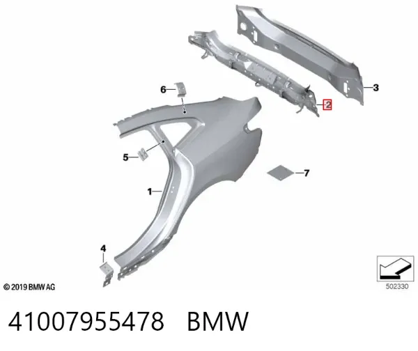  41007955478 BMW