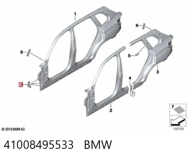  41008495533 BMW