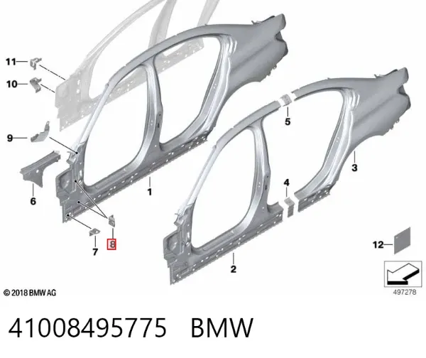  41008495775 BMW