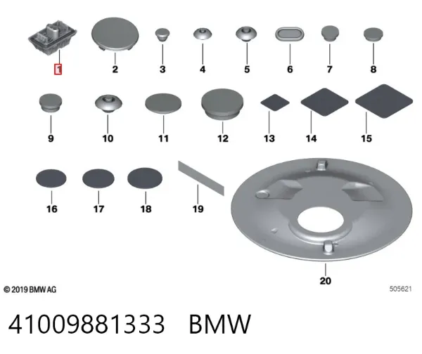  41009881333 BMW