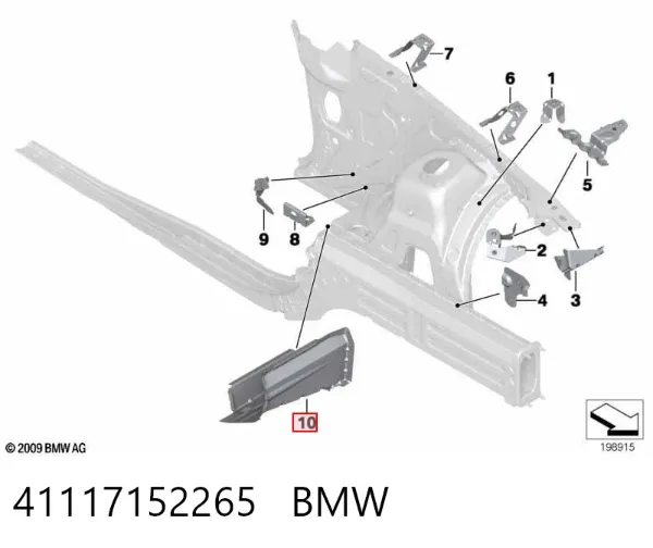  41117152265 BMW