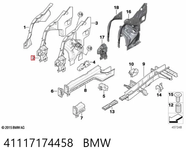  41117174458 BMW