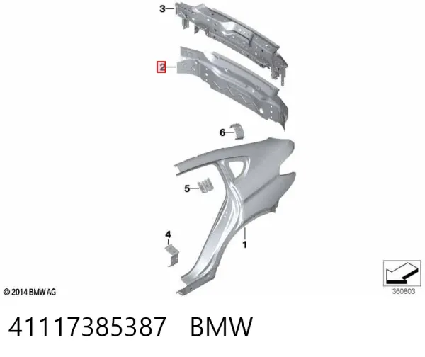  41117385387 BMW