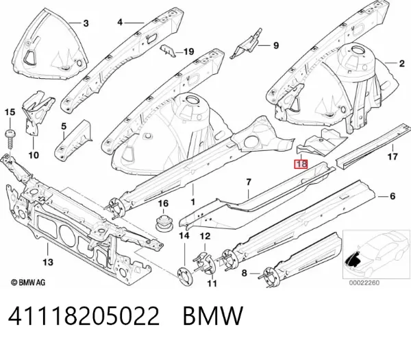  41118205022 BMW