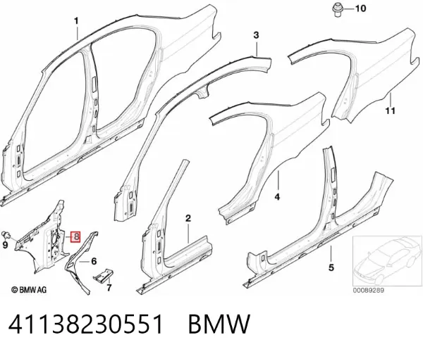  41138230551 BMW