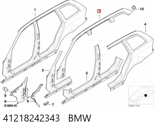  41218242343 BMW
