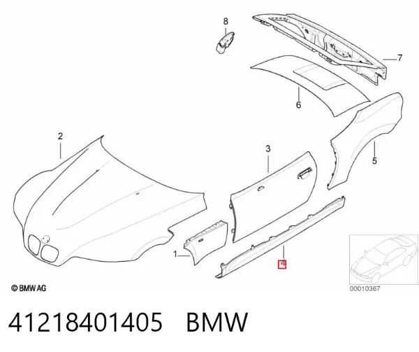  41218401405 BMW