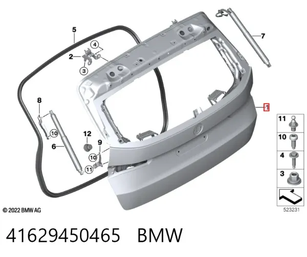 Ляда 41629450465 BMW