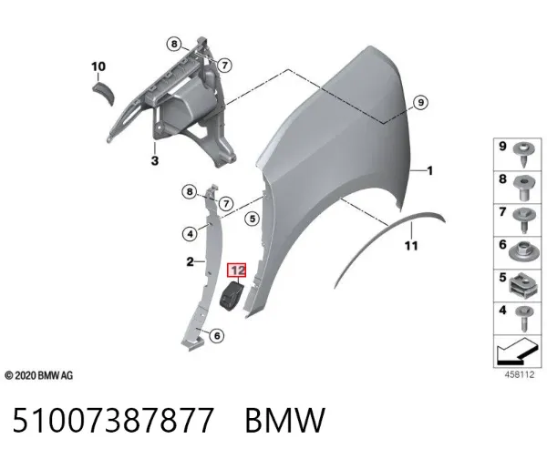  51007387877 BMW