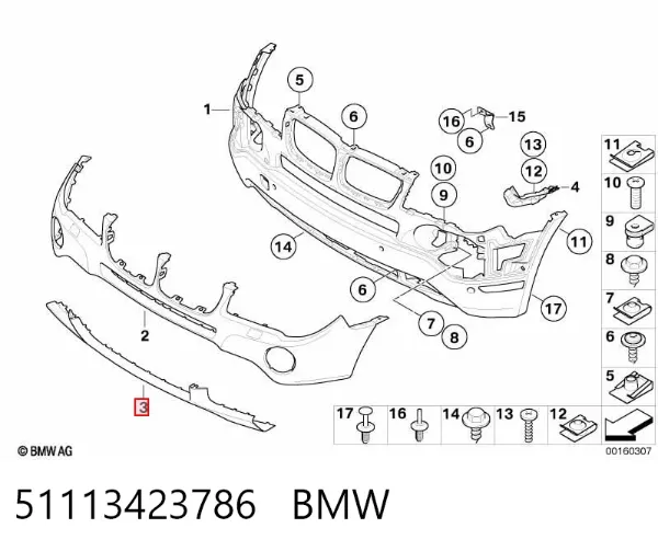  51113423786 BMW