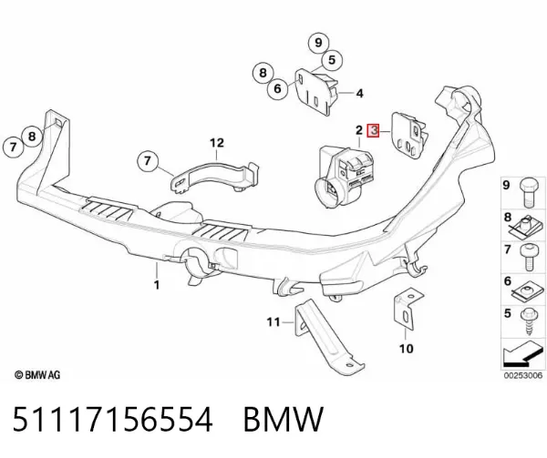 51117156554 BMW