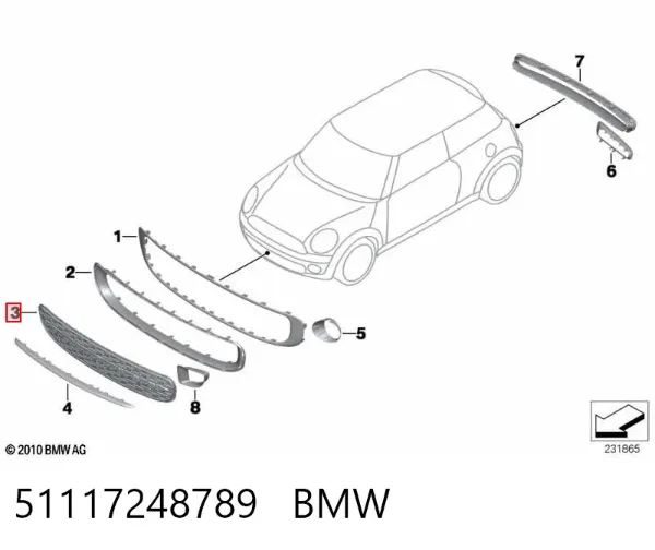  51117248789 BMW