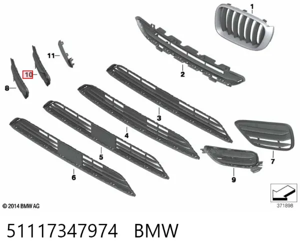  51117347974 BMW