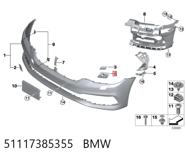  51117385355 BMW