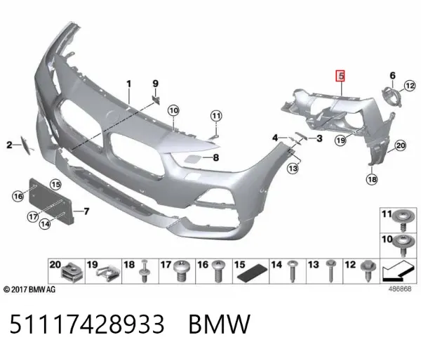  51117428933 BMW