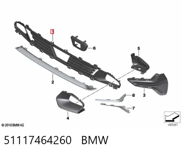 51117464260 BMW