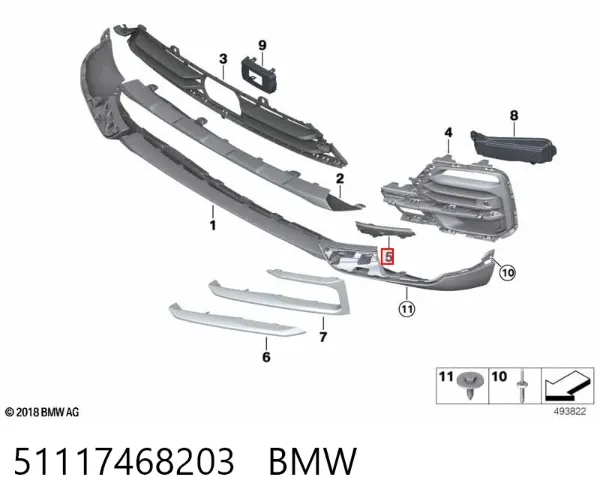  51117468203 BMW