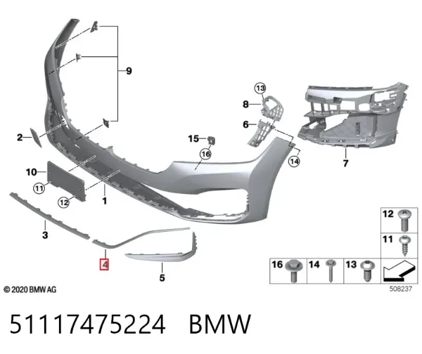  51117475224 BMW