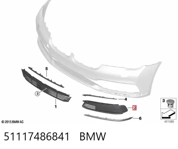 51117486841 BMW