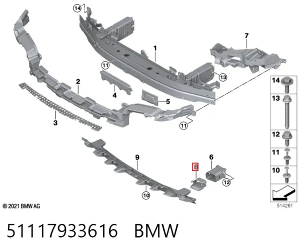  51117933616 BMW