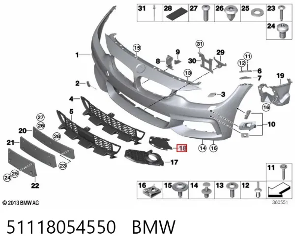  51118054550 BMW