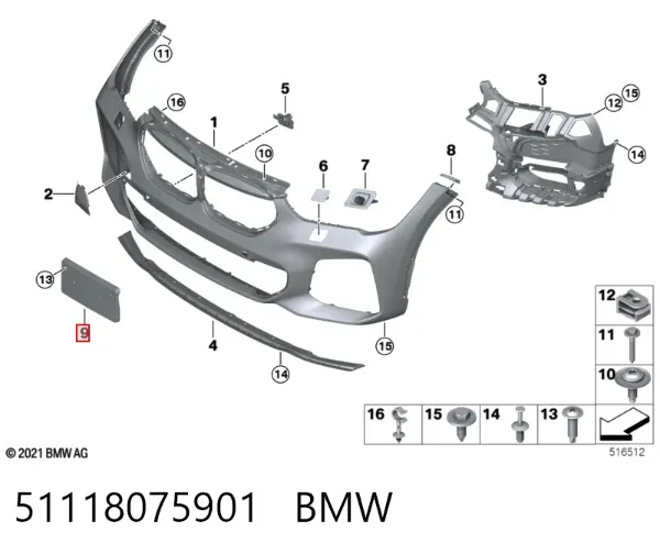  51118075901 BMW