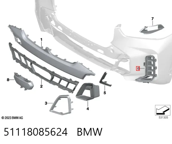  51118085624 BMW