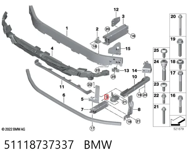  51118737337 BMW