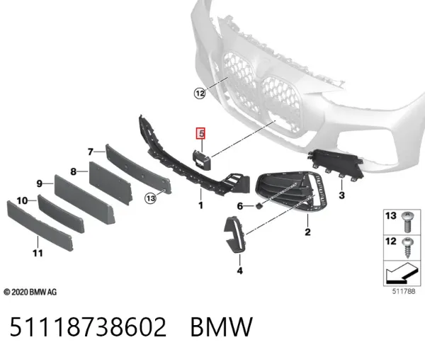  51118738602 BMW