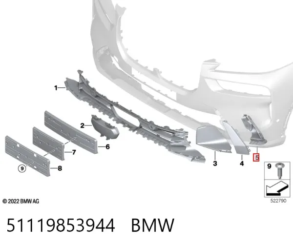  51119853944 BMW