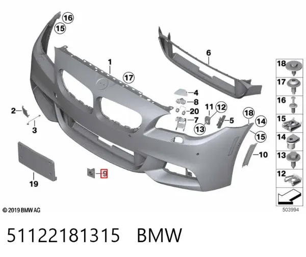  51122181315 BMW
