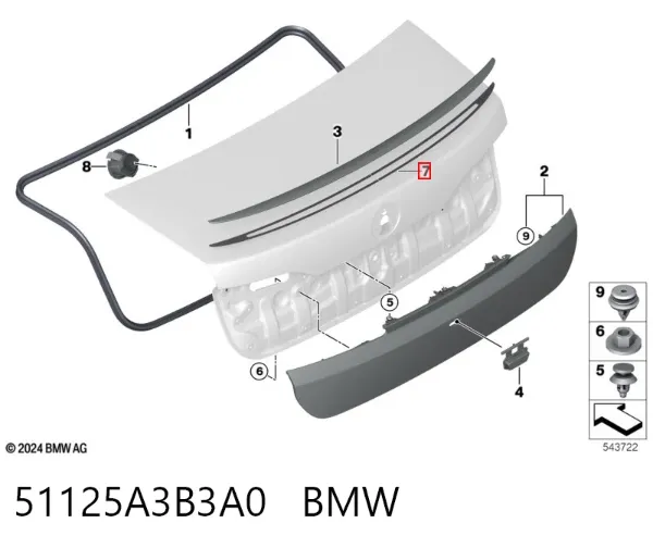 51125A3B3A0 BMW